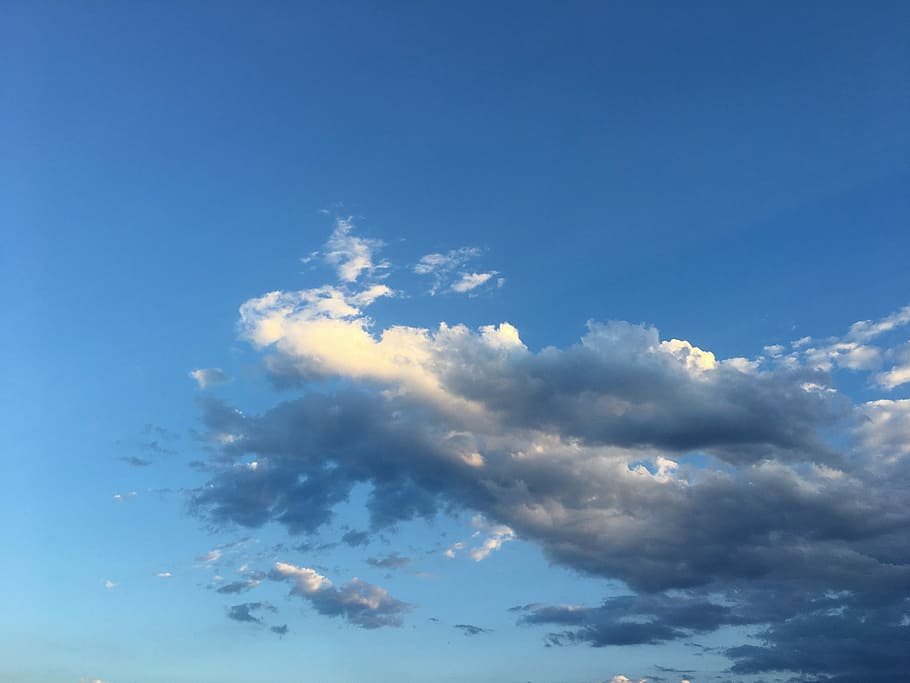Cloud, Sky, Blue, Sky, Clouds, Air, sky clouds, nature, environment HD wallpaper