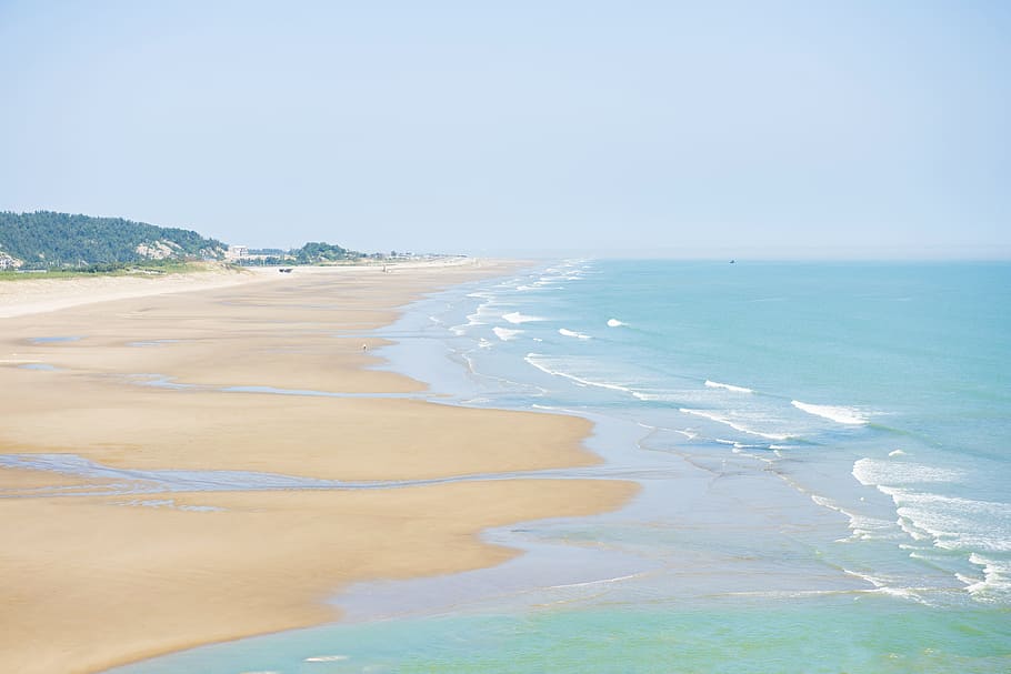 Coastline, Beach, Fujian, Changle, sea, water, scenics, beauty in nature HD wallpaper