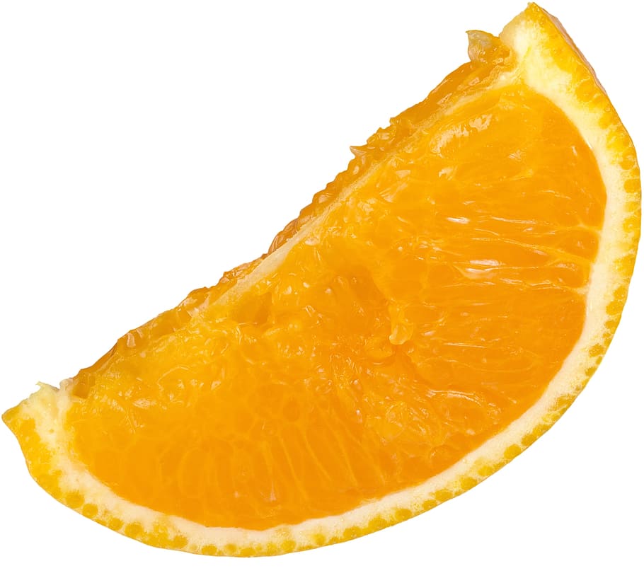 sliced citrus, Orange Slice, White, Background, white background HD wallpaper