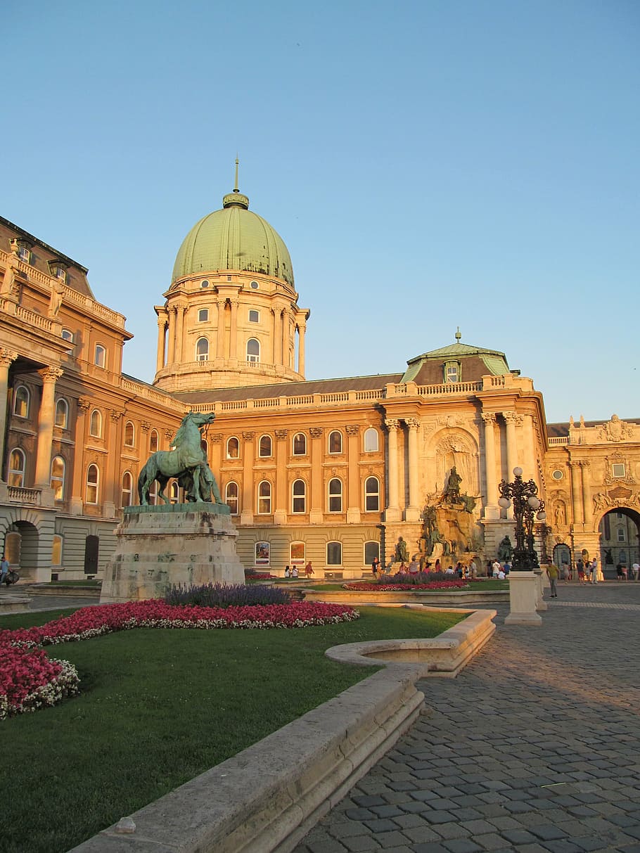 building, budapest, sunset, building exterior, built structure HD wallpaper