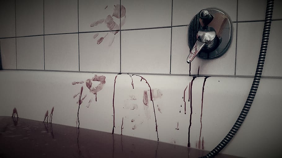 bloodbath, bath, crime, bath additive, psychopath, murder, killer, HD wallpaper