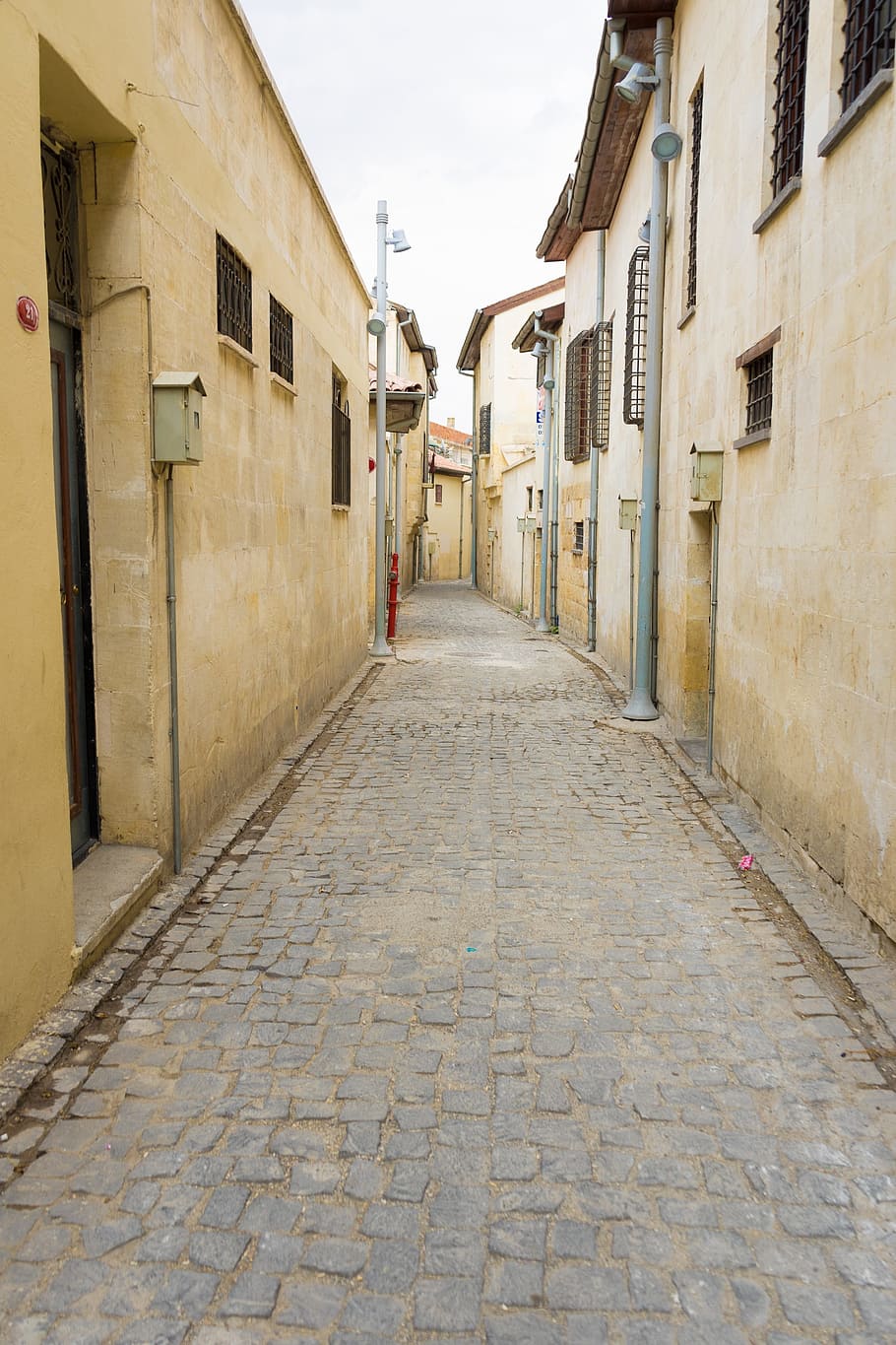 gaziantep, streets, alley, road, historically, cobblestones