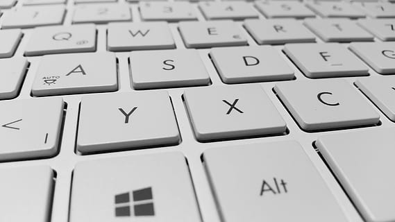 white keyboard, computer, keys, periphaerie, chiclet keyboard HD wallpaper
