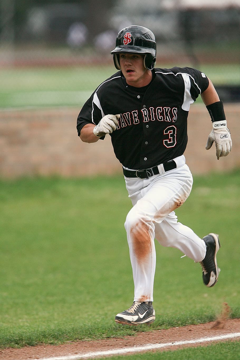 baseball, runner, running, action, scoring, player, athlete HD wallpaper