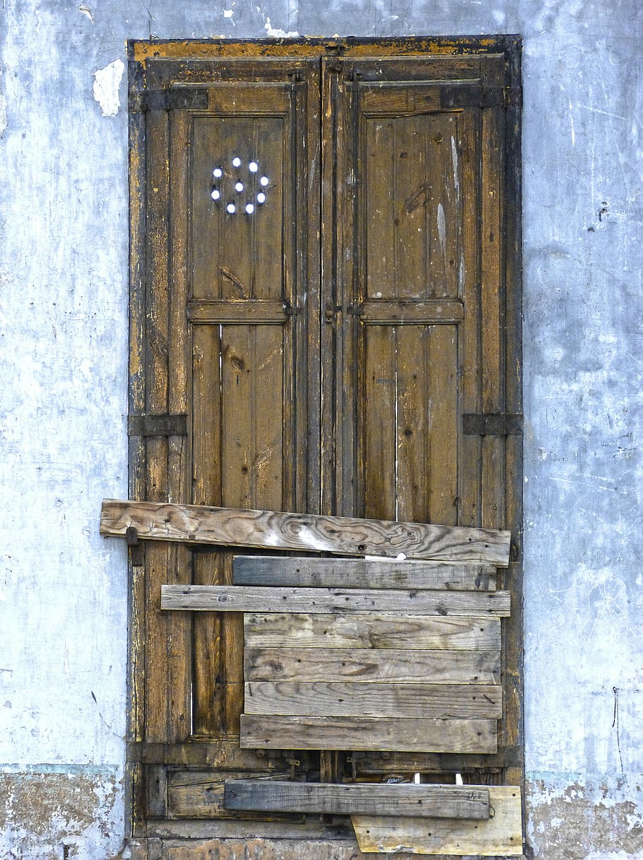 Window, Walled, Abandoned, Old, abandonment, closed, symbol HD wallpaper
