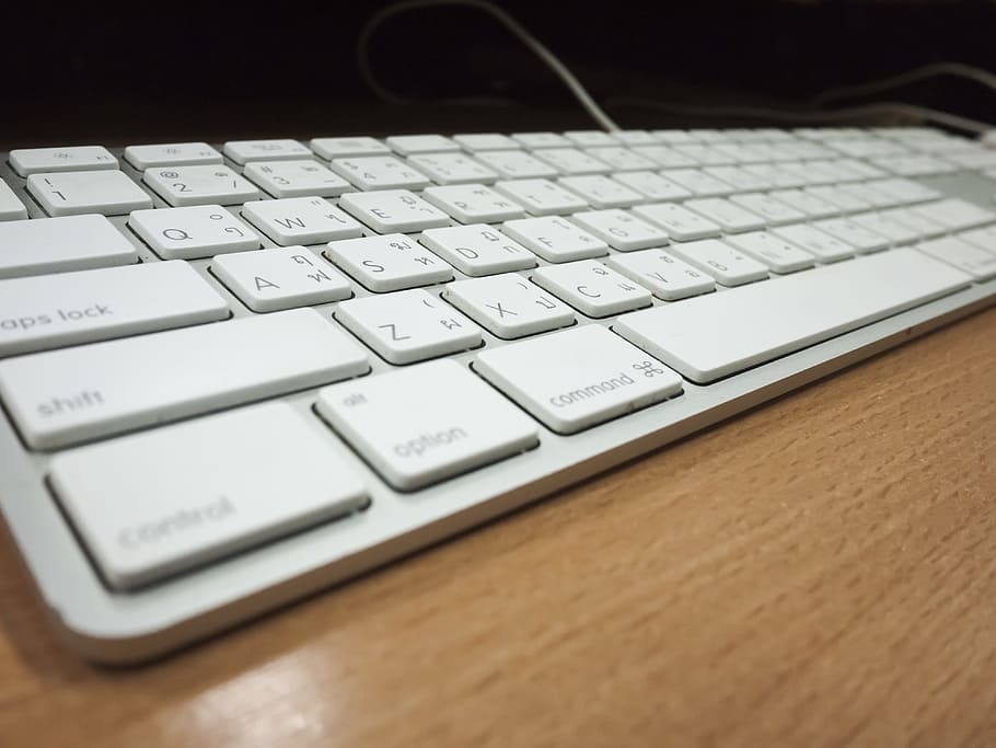 keyboard, computer, desk, internet, office, business, work HD wallpaper