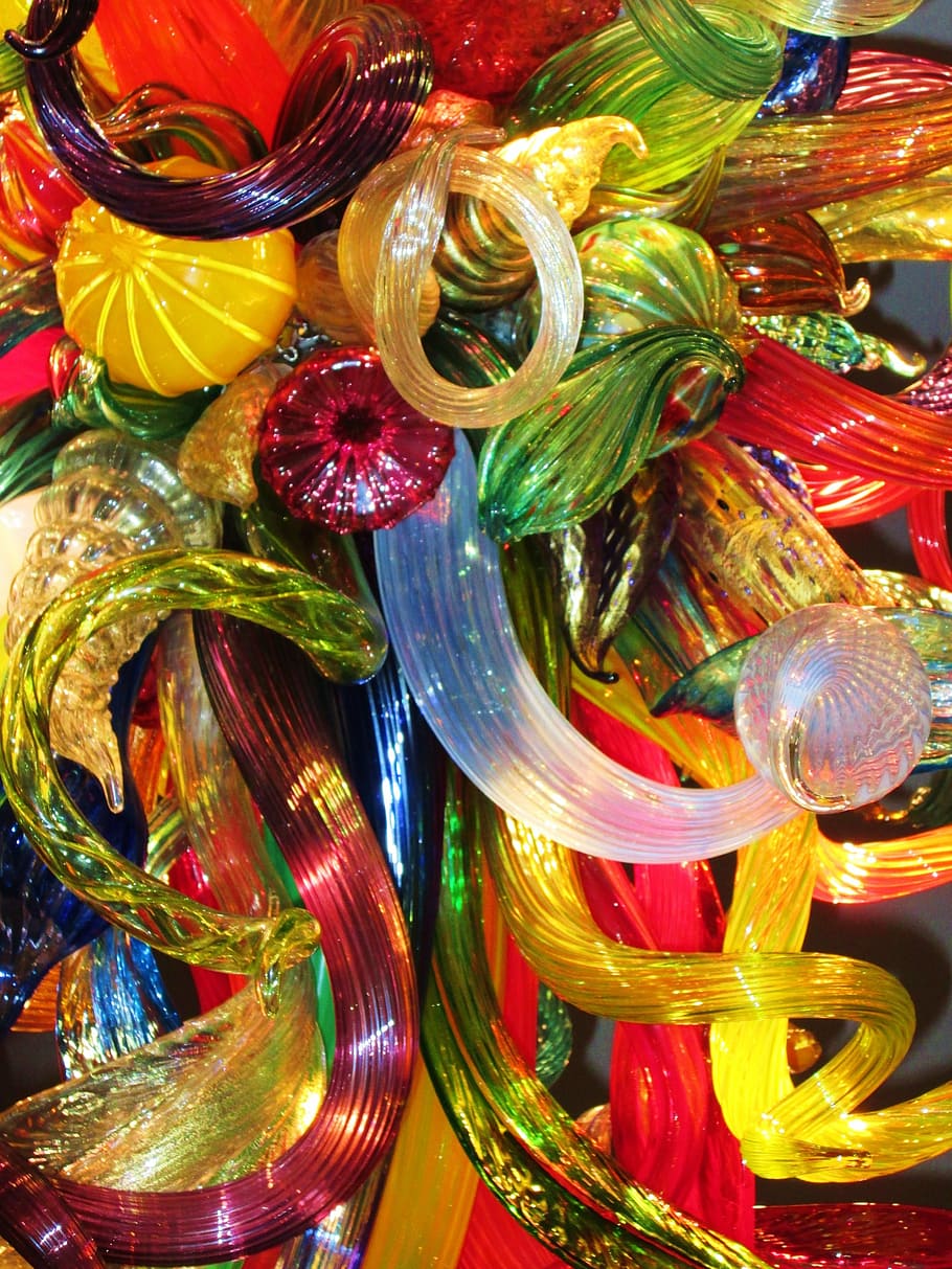 glass, colorful, chihuly, st petersburg, multi colored, choice, HD wallpaper