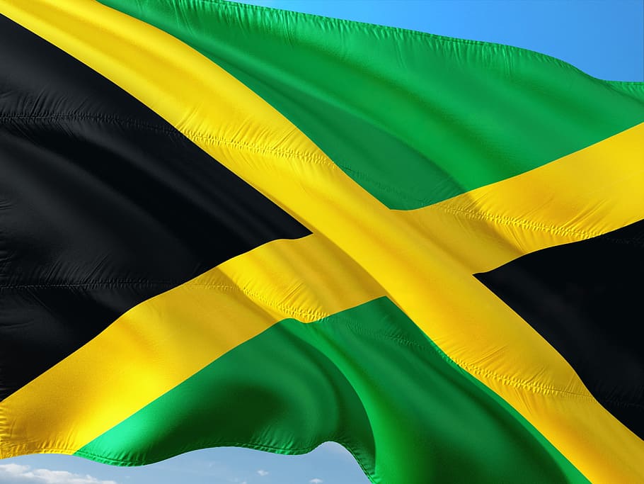 Jamaica Flag Background Design Free Download From pixlokcom