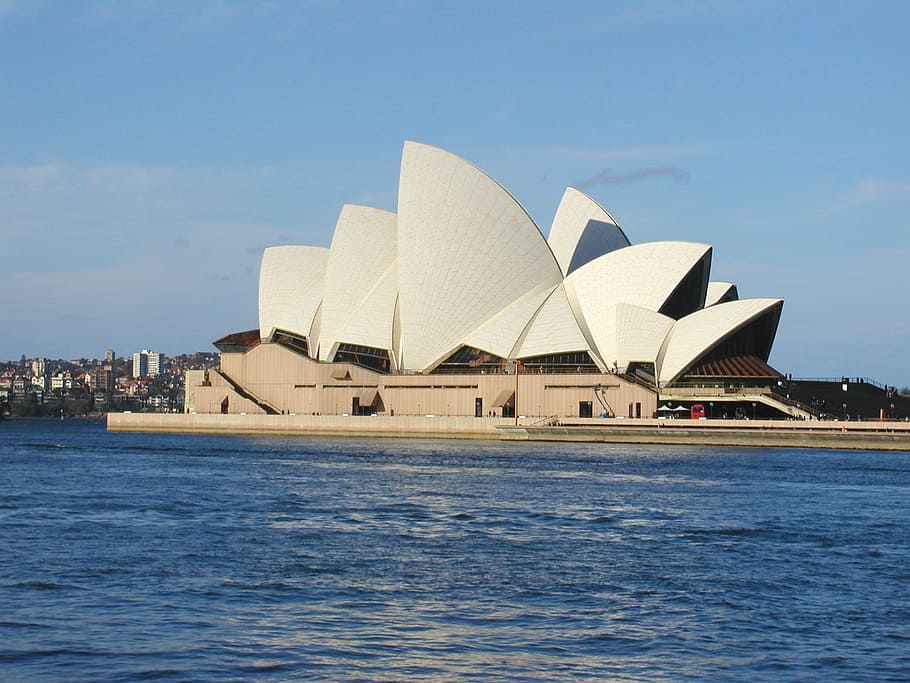 sydney, opera, house, architecture, water, built structure HD wallpaper