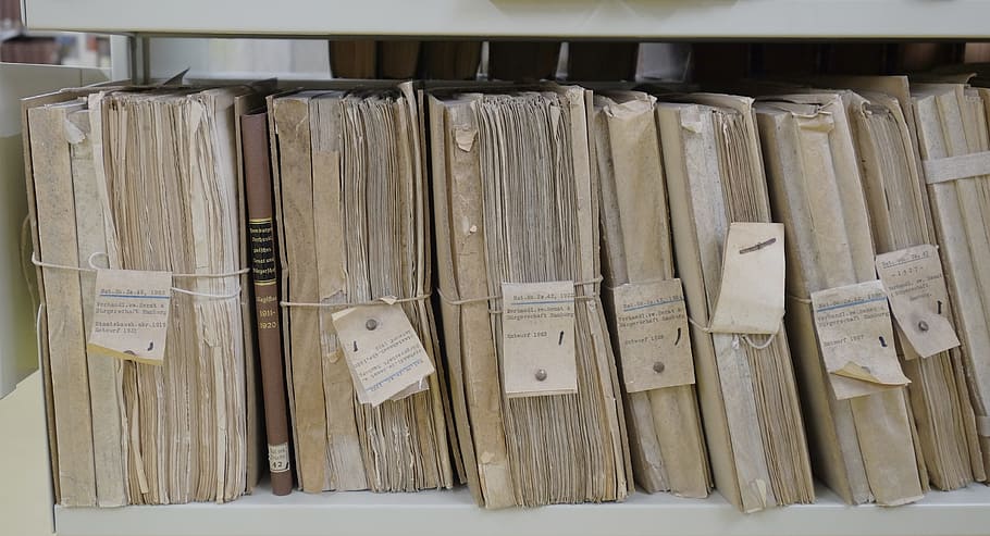 assorted reading books, storage, papers, office, cabinet, files HD wallpaper