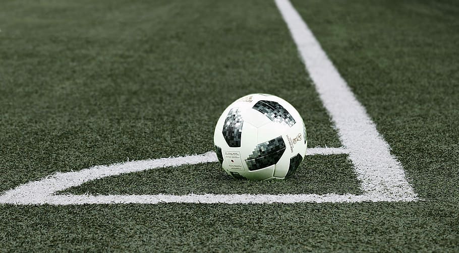 HD wallpaper: black and white soccer ball on corner, football, sport, rush - Wallpaper Flare