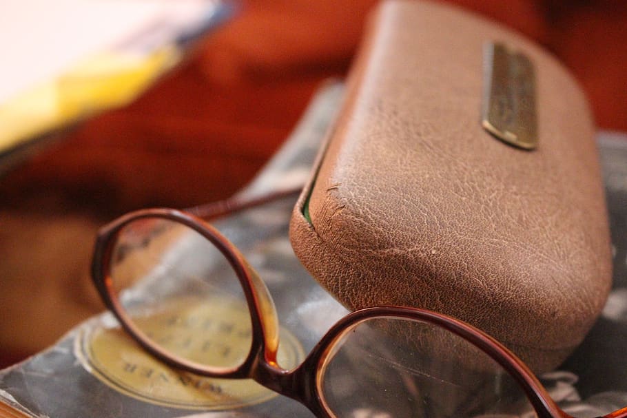 glasses, spectacles, writer, reader, book, study, library, school HD wallpaper