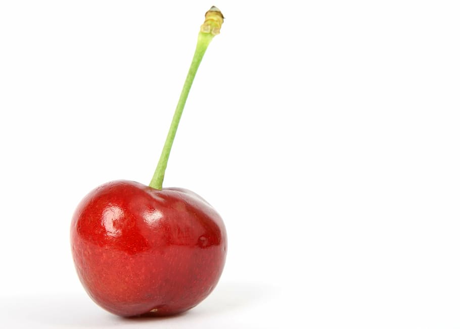 ripe apple, berry, breakfast, cherry, closeup, color, colorful HD wallpaper