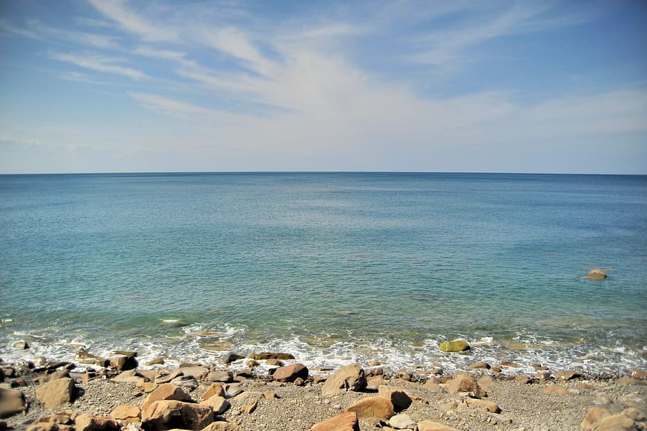 landscape, marine, space, vent, water, sea, sky, horizon over water HD wallpaper