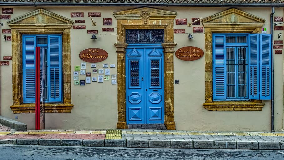 architecture, house, door, window, facade, building, neoclassic