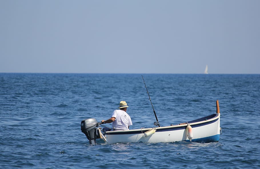 visser, boat, sea, sicily, water, nautical vessel, transportation, HD wallpaper