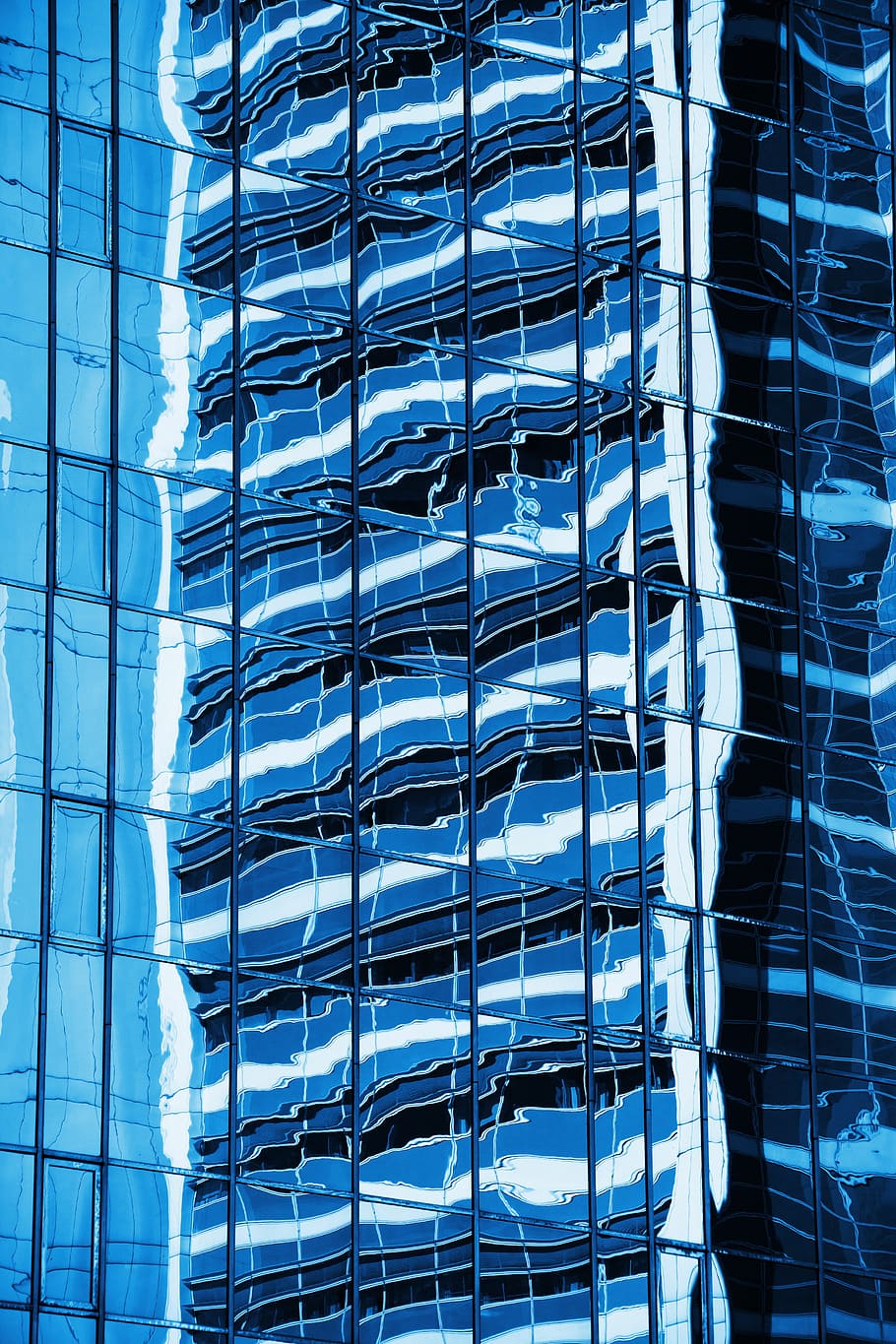 abstract, architecture, background, blue, building, business HD wallpaper