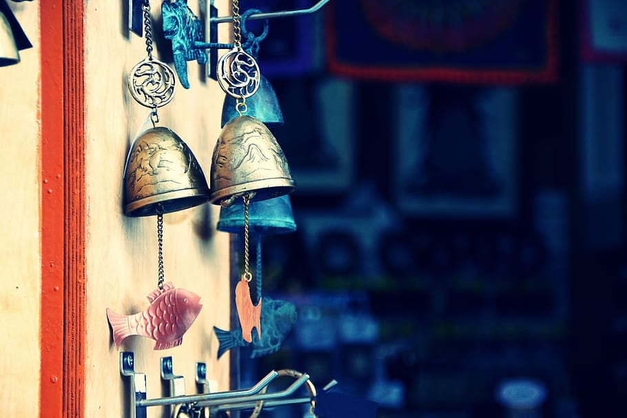 section, species, landscape, bell, cultures, hanging, decoration HD wallpaper