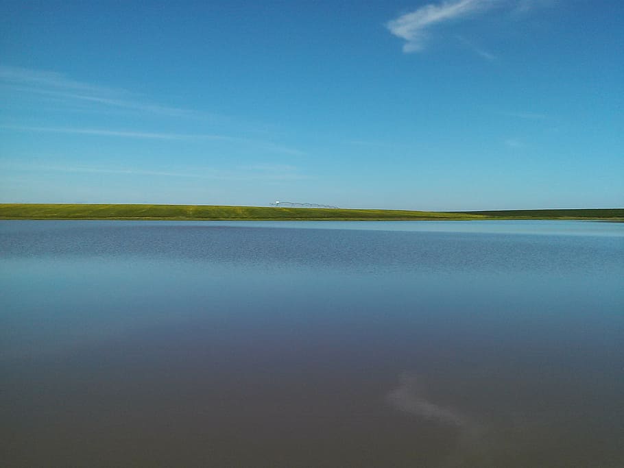 dam, campaign, gaucho, sky, blue, water, day, no people, nature HD wallpaper