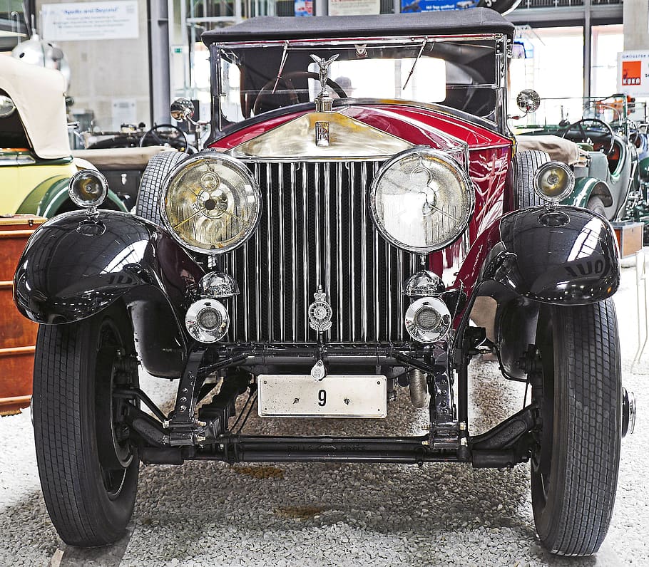 rolls-royce, oldtimer, 1926, technik museum speyer, exhibition