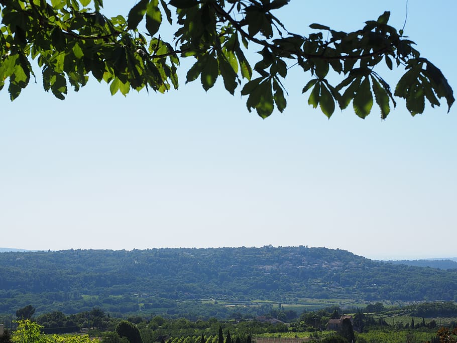 provence, view, outlook, landscape, nature, mountain, hill HD wallpaper