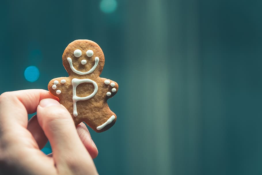 bread, pastry, bake, food, snack, dessert, sweet, brown, human hand HD wallpaper