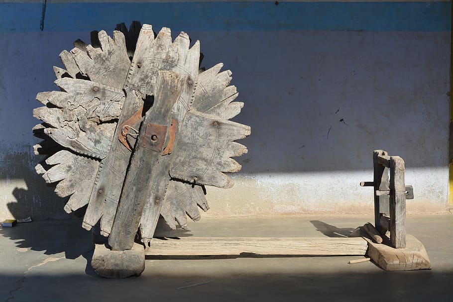 weaving, wheel, antique, wood - material, art and craft, no people HD wallpaper