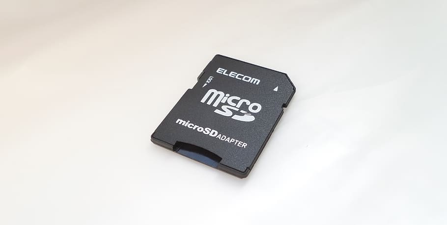 micro, sd, card, adapter, white, background, elecom, memory HD wallpaper