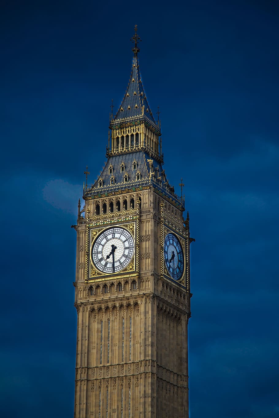 architecture, infrastructure, tower, clock, time, dark, clock tower HD wallpaper