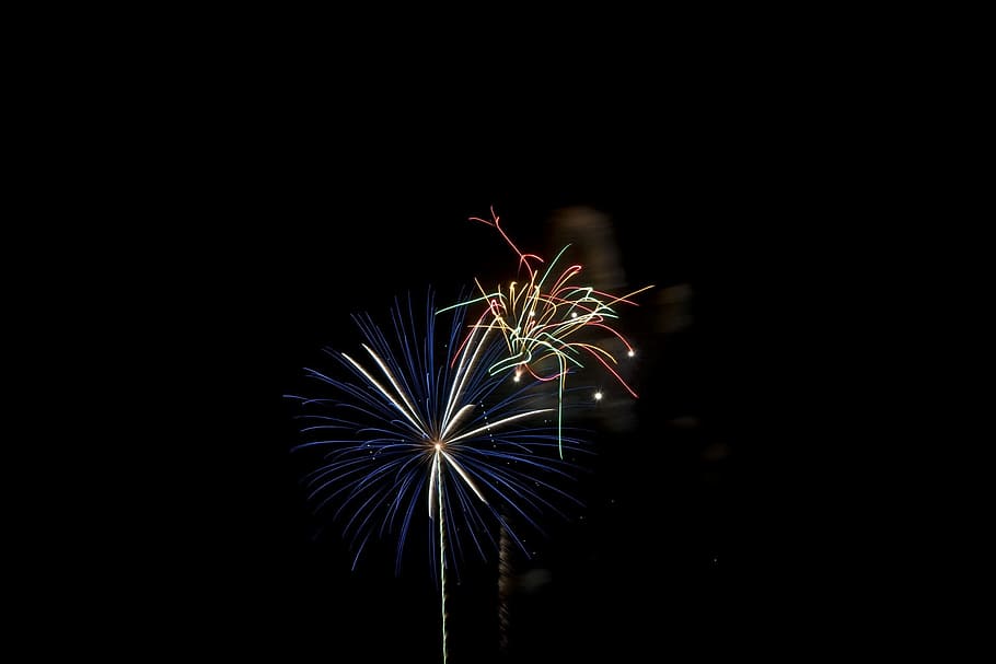 Fireworks, Lights, Celebrations, crackers, bursting, nights, HD wallpaper