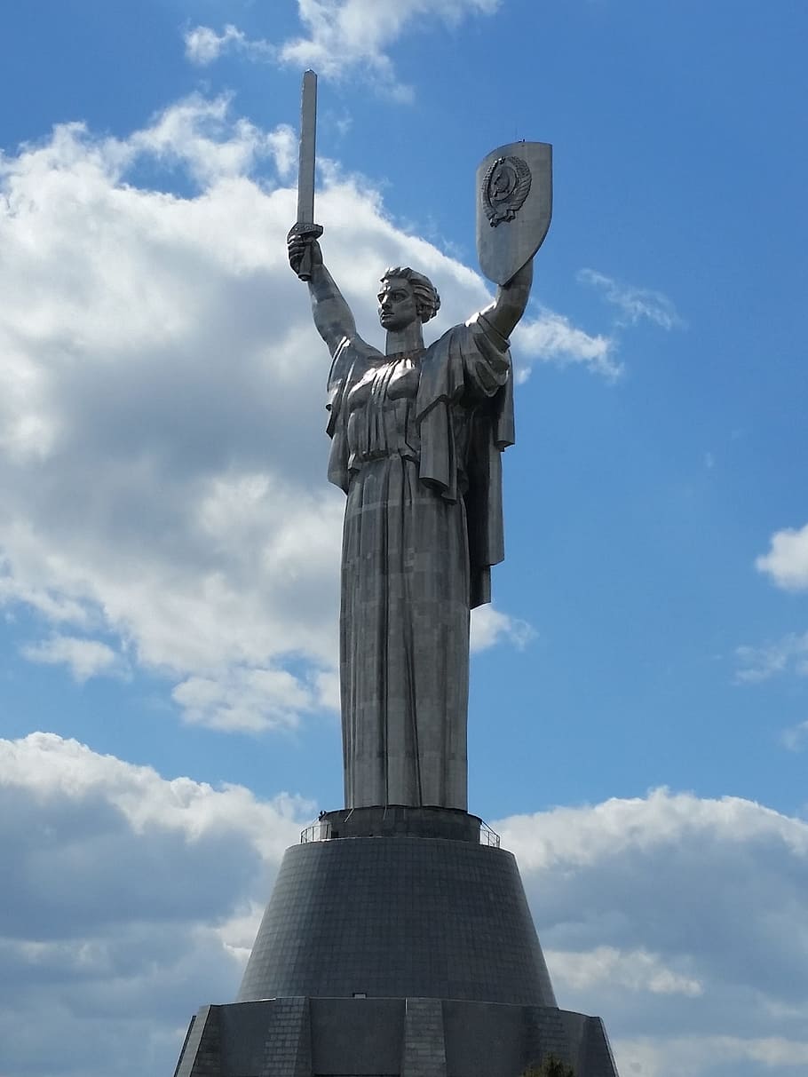ukraine, kiev, motherland, human representation, sculpture