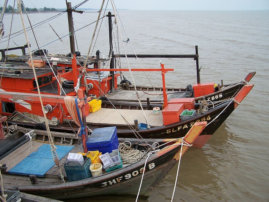 hd-wallpaper-boats-chinese-boats-docked-fishing-boats-traditional