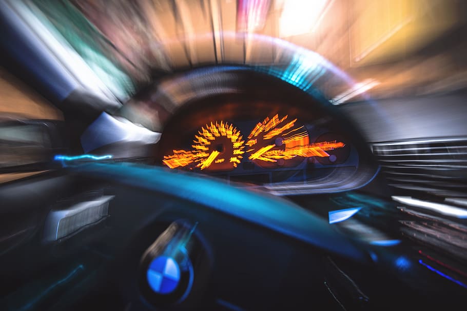 car, dashboard, blur, motion, ride, vehicle, automobile, interior HD wallpaper
