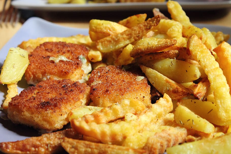 french, breaded, meal, delicious, eat, lunch, food and drink HD wallpaper