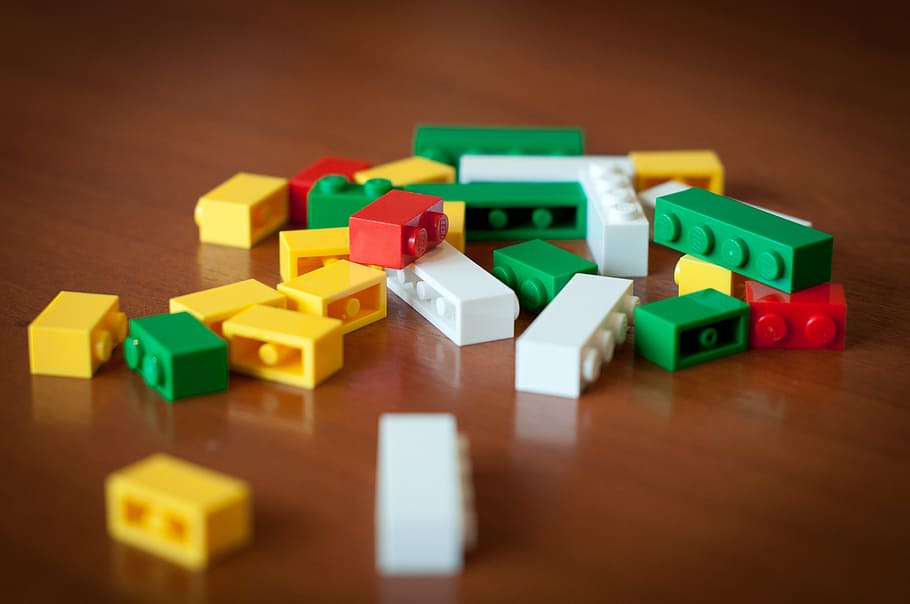 assorted-colored building block lot, lego, stones, toy, toy block, HD wallpaper