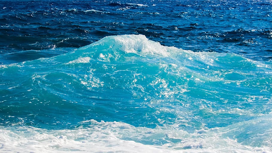 body of water, wave, bubbles, foam, spray, energy, splash, liquid HD wallpaper