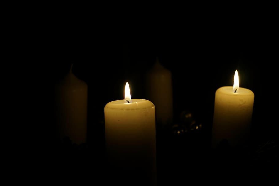 advent wreath, second candle, candles, christmas, christmas time HD wallpaper