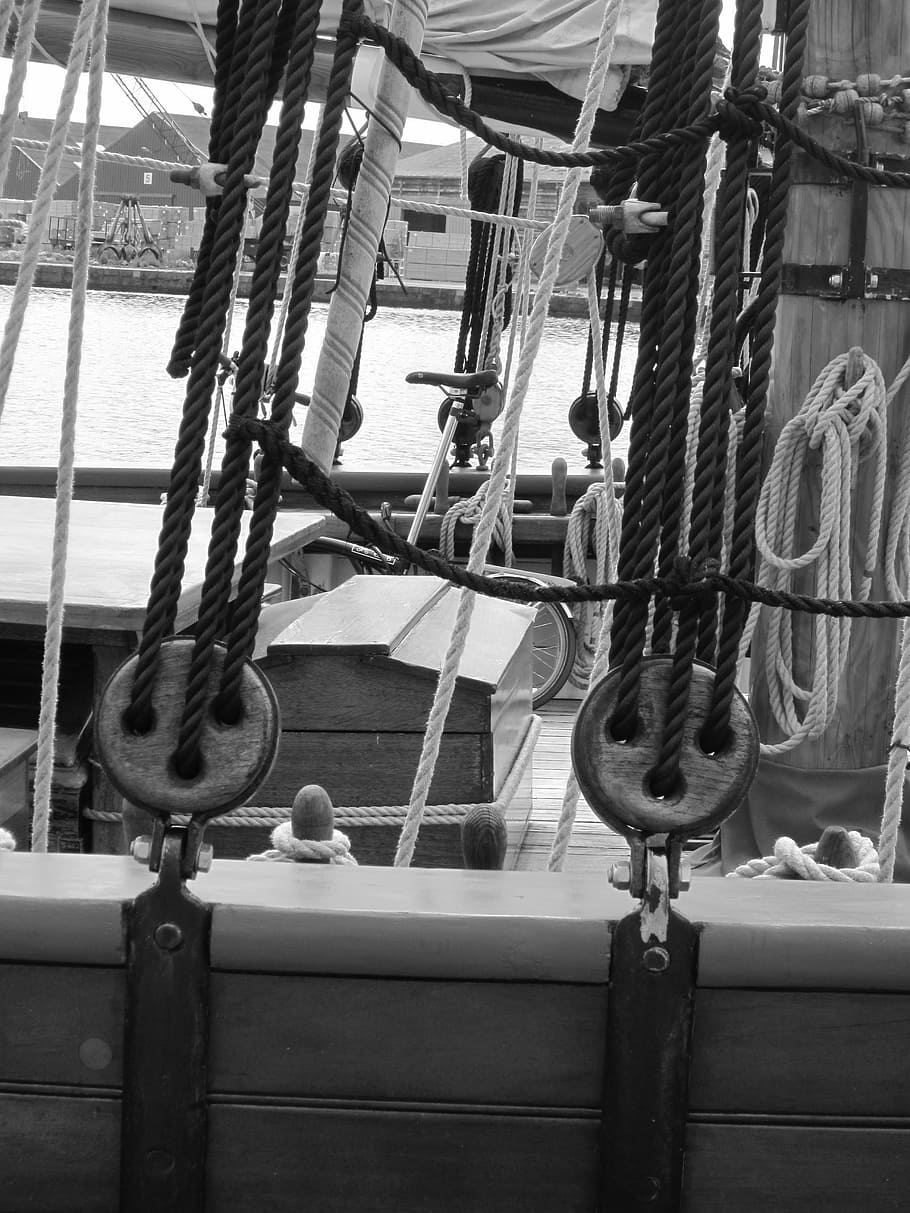 strings, boat, sailing, halyard, sailboat, no people, rope HD wallpaper