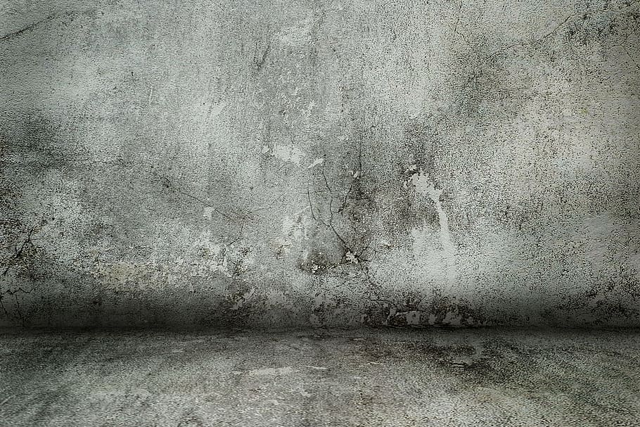 gray stone wall, concrete wall, background, texture, grey, old