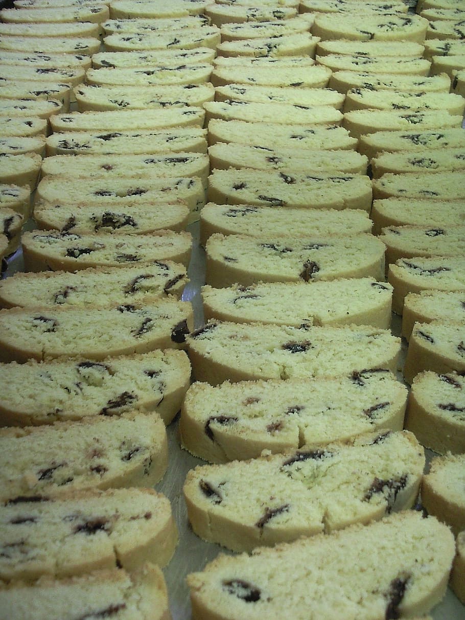 biscotti, baking, biscuits, food and drink, freshness, baked HD wallpaper