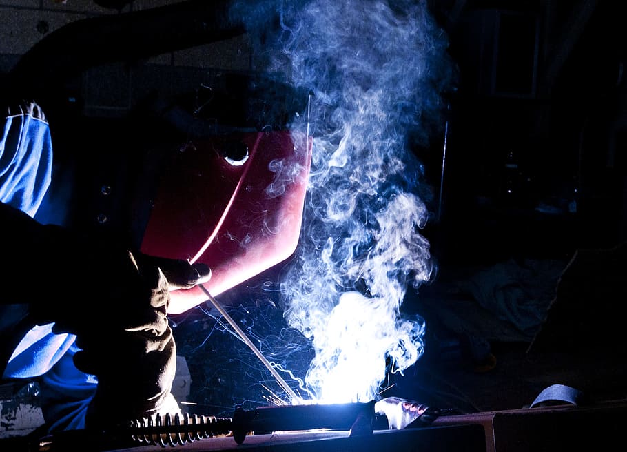welding illustration, construction, worker, welder, industry HD wallpaper