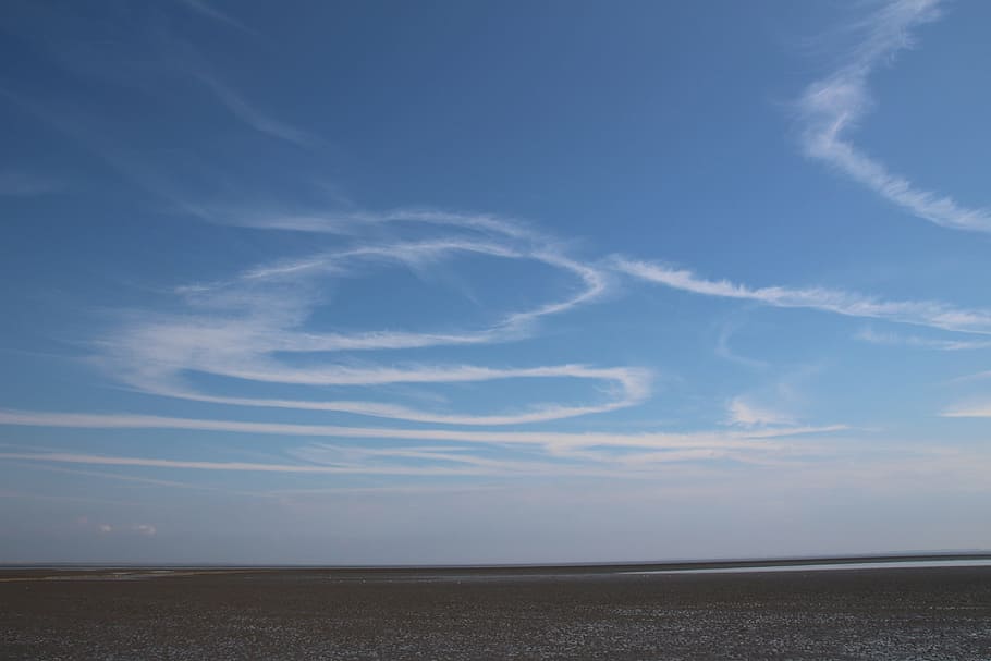 clouds, sky, blue, clouds form, cumulus clouds, cloudy, above the clouds HD wallpaper