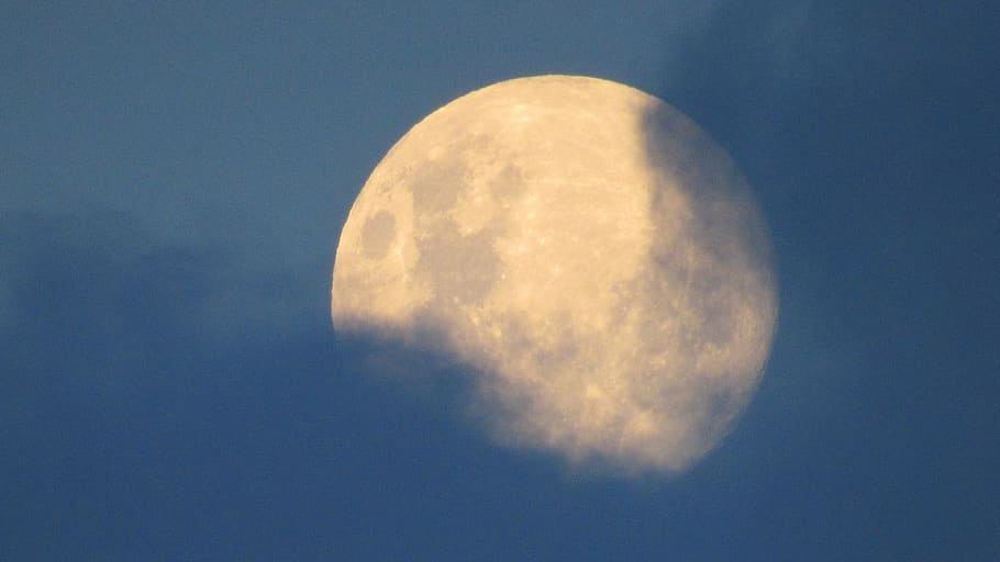 moon, moonlight, sky, full moon, clouds, astronomy, space, night HD wallpaper
