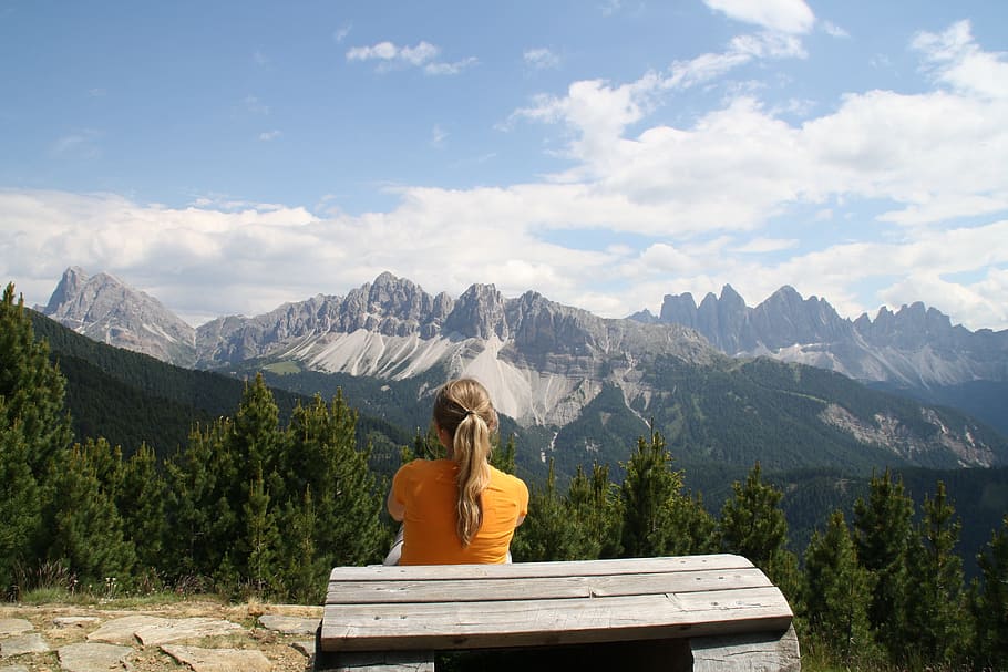 Mountains, Panorama, Silent, Landscape, relaxation, austria HD wallpaper