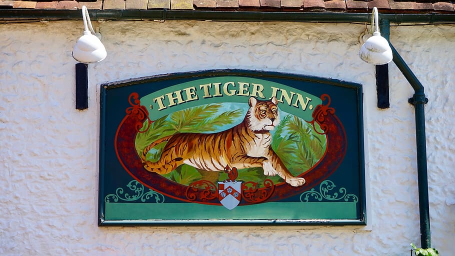 pub, sign, bar, drink, beer, old, vintage, emblem, logo, design HD wallpaper