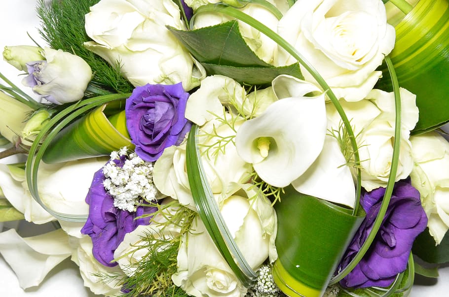 Wedding, Flower, Floral, Composition, floral composition, bouquet HD wallpaper