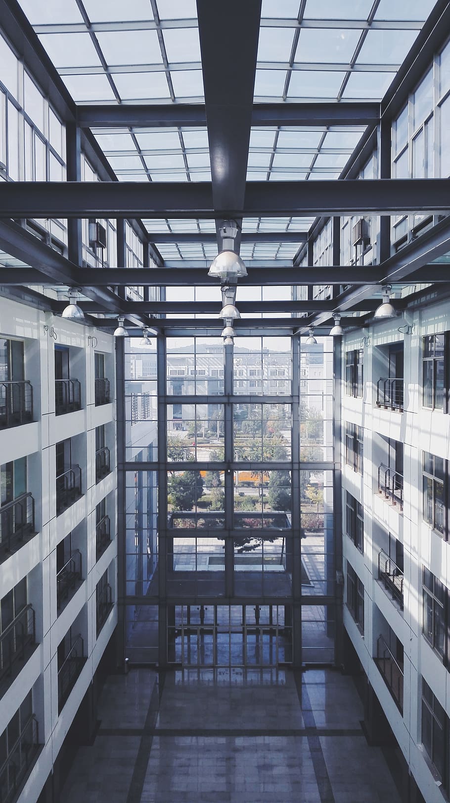 building, indoor, atrium, architecture, built structure, indoors HD wallpaper
