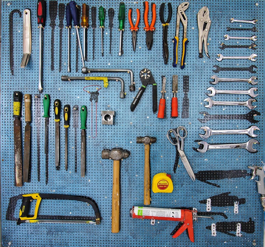 assorted hand tool lot, Labour Day, Tools, Work, work tool, large group of objects, HD wallpaper