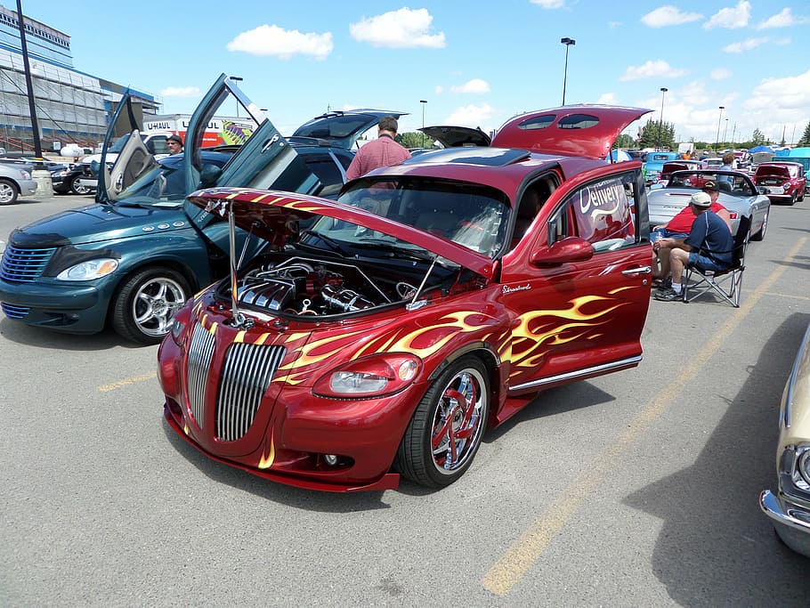 car, show, calgary, transportation, mode of transportation HD wallpaper