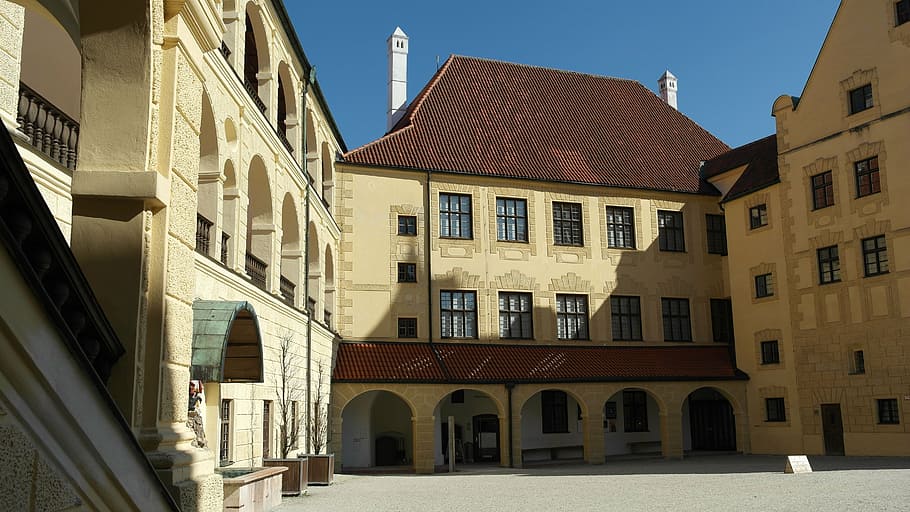 trausnitz castle, landshut, city, bavaria, historically, places of interest, HD wallpaper